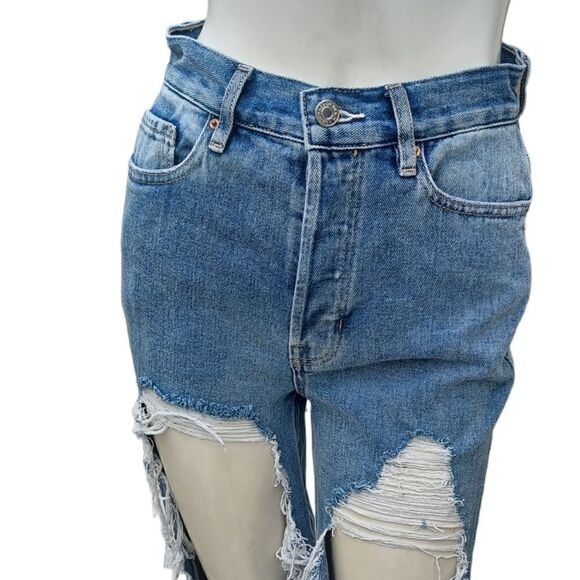 110922...Pacsun Ultra High Rise Slim Jeans Size 25, W24" 26"Inseam  10"Rise - Picture 1 of 6